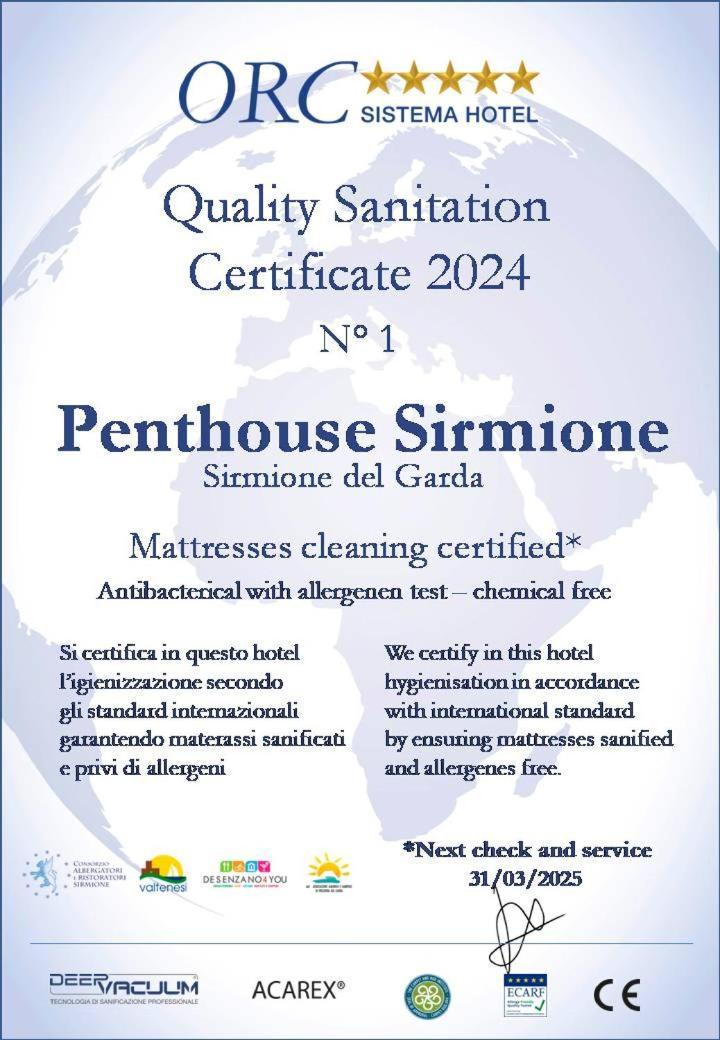Penthouse Sirmione Close The Lake المظهر الخارجي الصورة